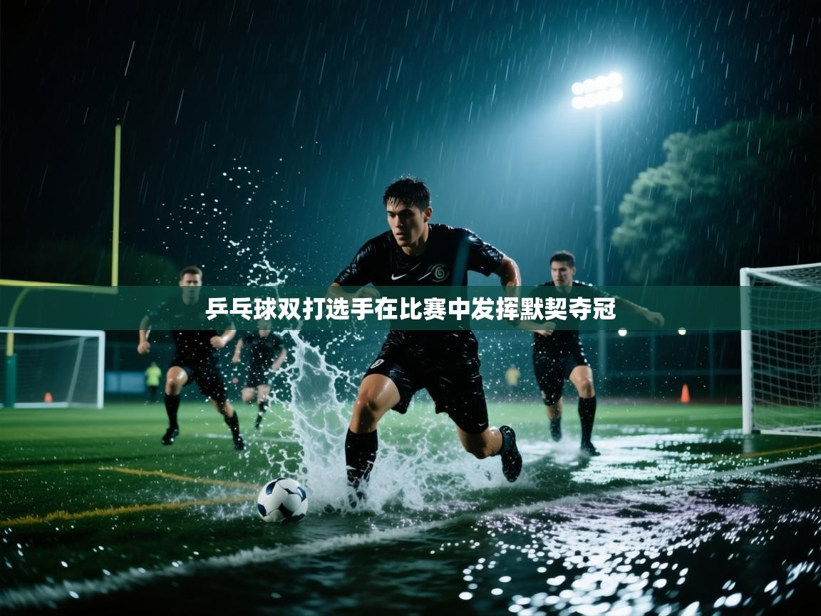 乒乓球双打选手在比赛中发挥默契夺冠