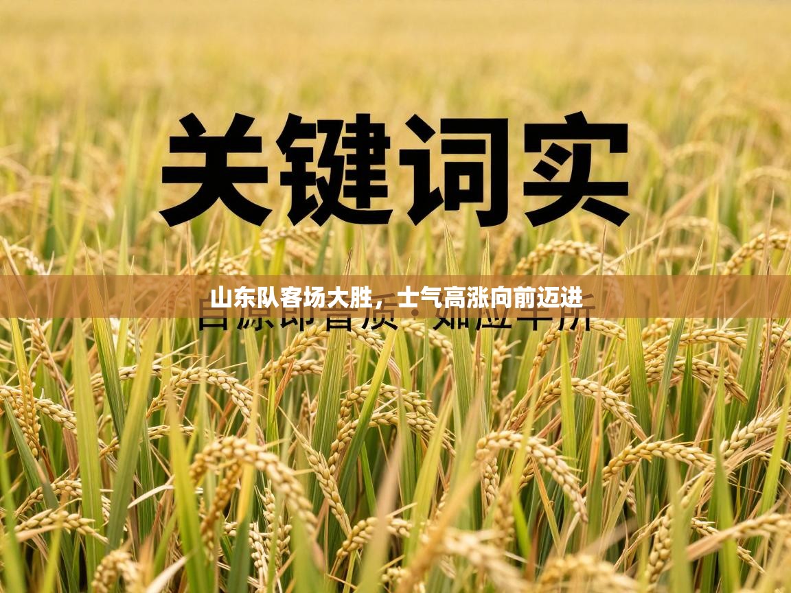 山东队客场大胜，士气高涨向前迈进